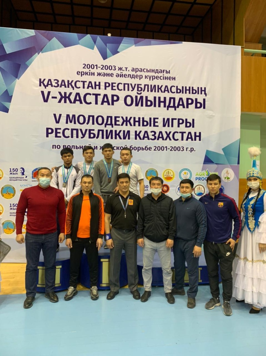 Әйелдер және еркін күрестен ҚР V-Жастар ойындары өтті